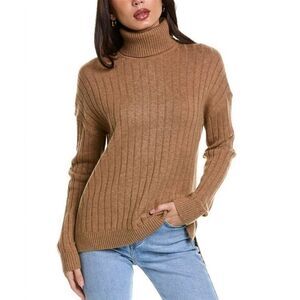 Theory Wool & Cashmere-Blend Tunic Sweater Brown size p / US 0 NEW MSRP $375